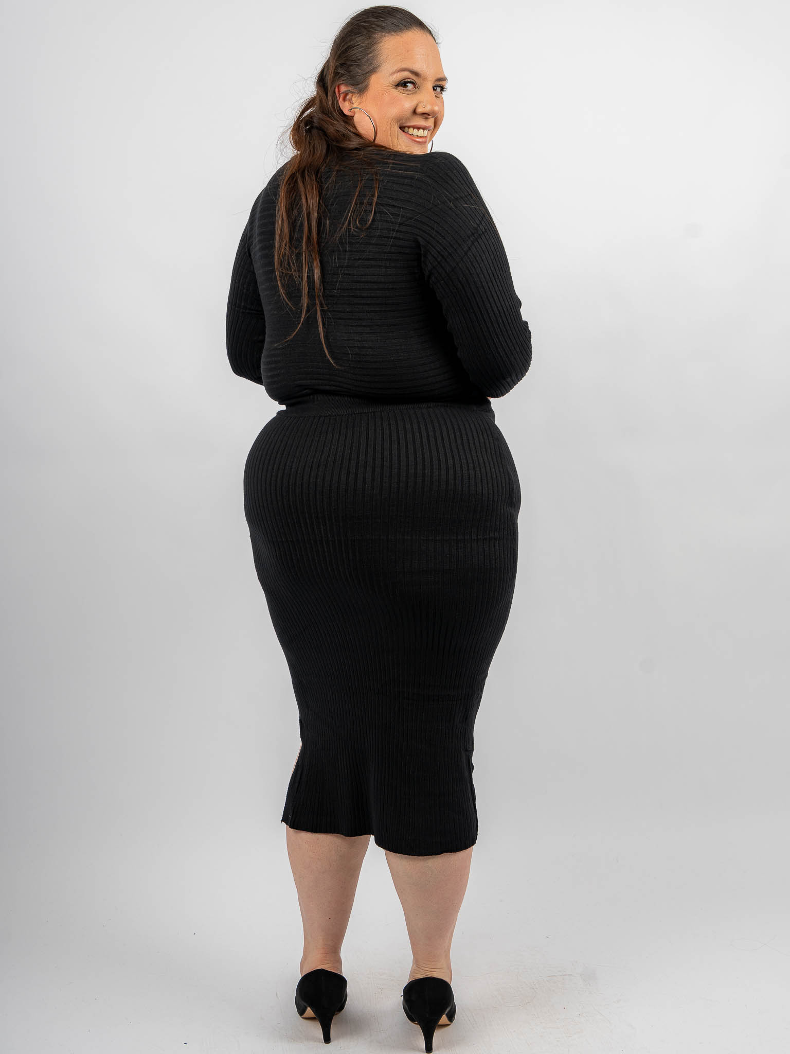 Ensemble jupe et pull en maille – Image 3