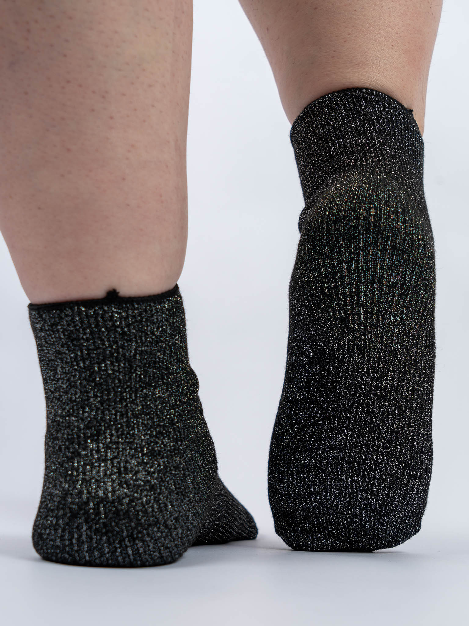 Chaussettes fourrées lurex – Image 2