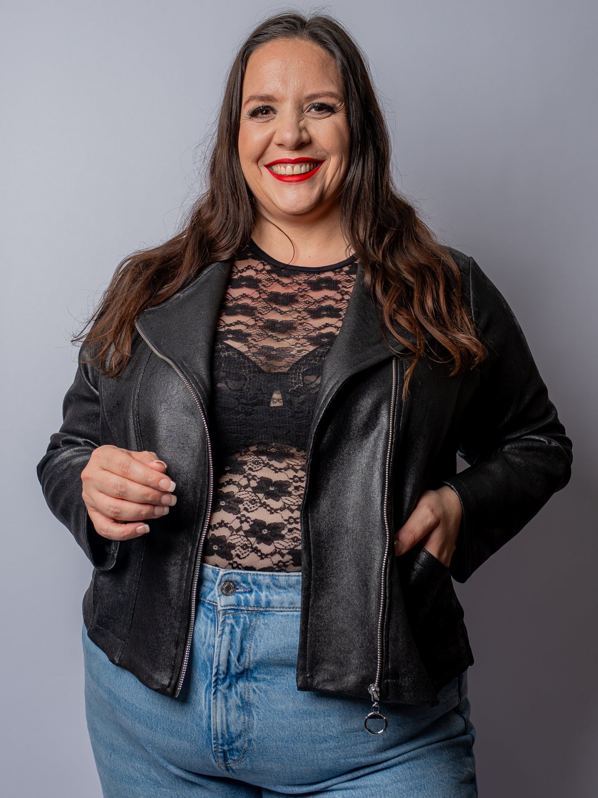 Perfecto noir effet vieilli brillant