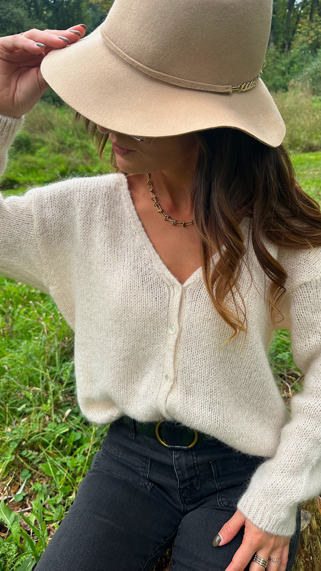 Gilet Molly Ivoire – Image 5