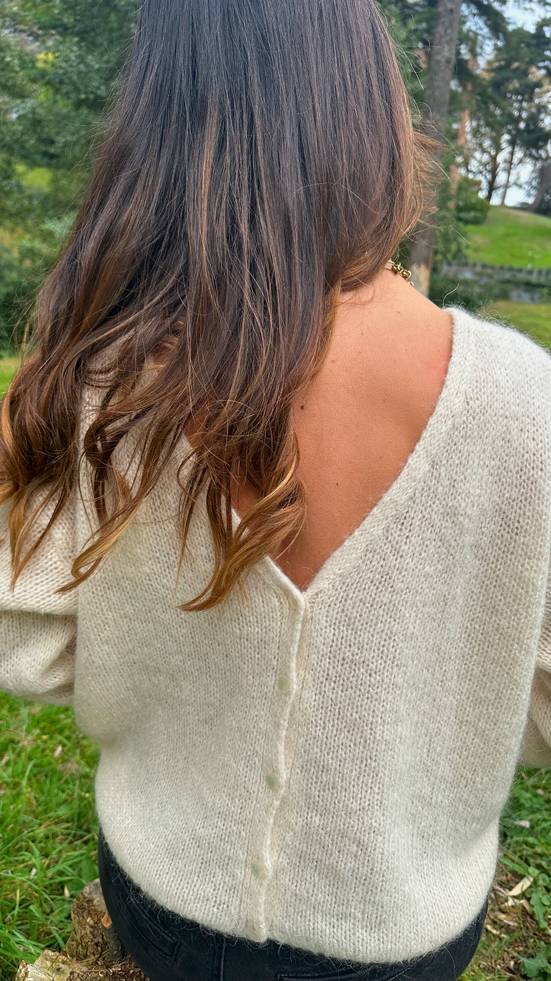 Gilet Molly Ivoire – Image 8