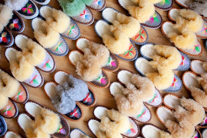 Chaussons et pantoufles fourrés Gingerbread – Taille 39 – Image 4