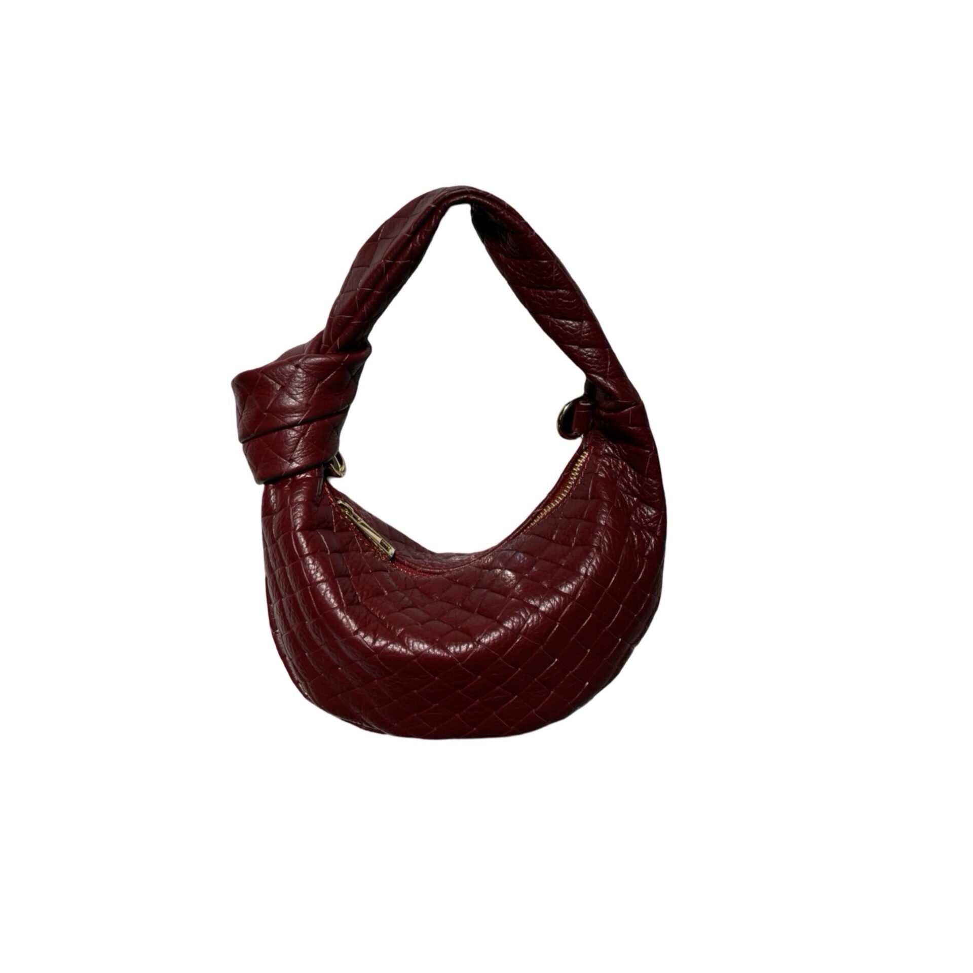 Sac NOEUDS bordeaux mini – Image 4