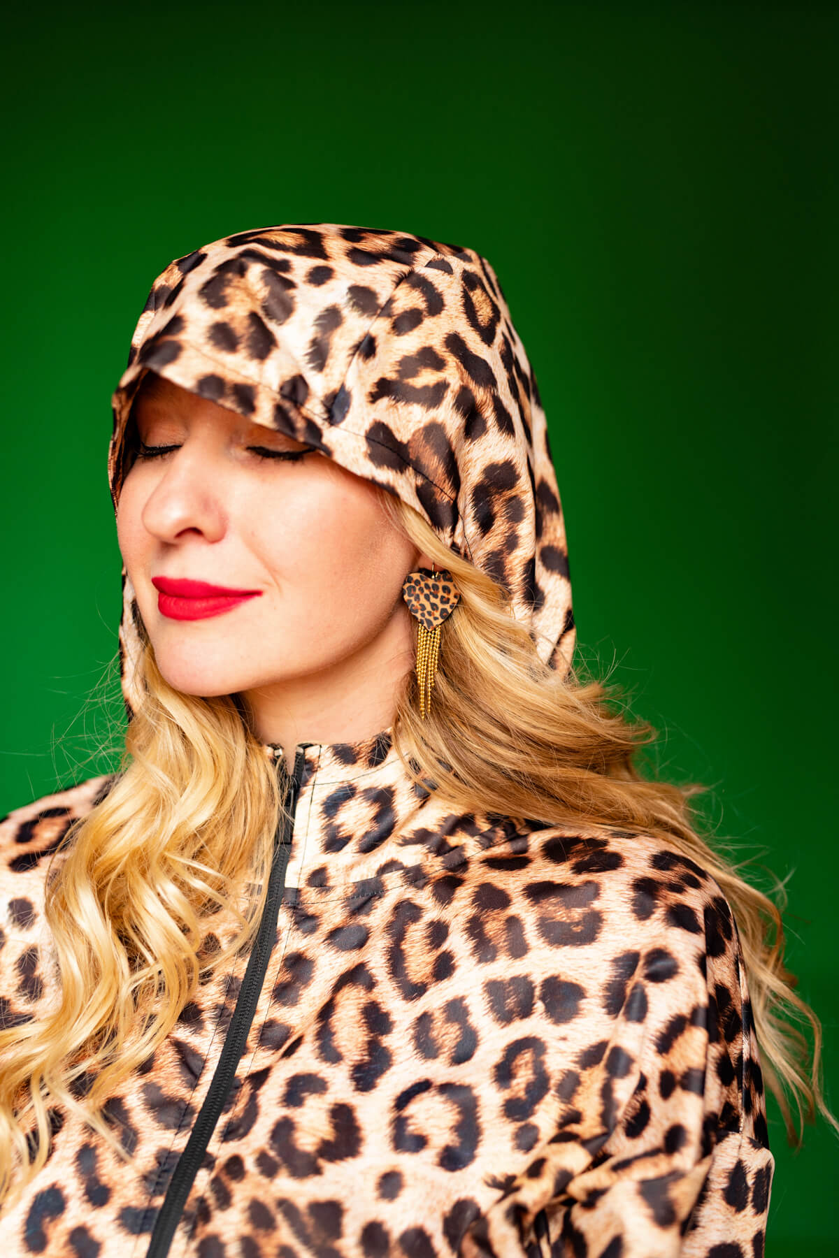 Boucles d’oreilles Gatsby léopard – Image 6