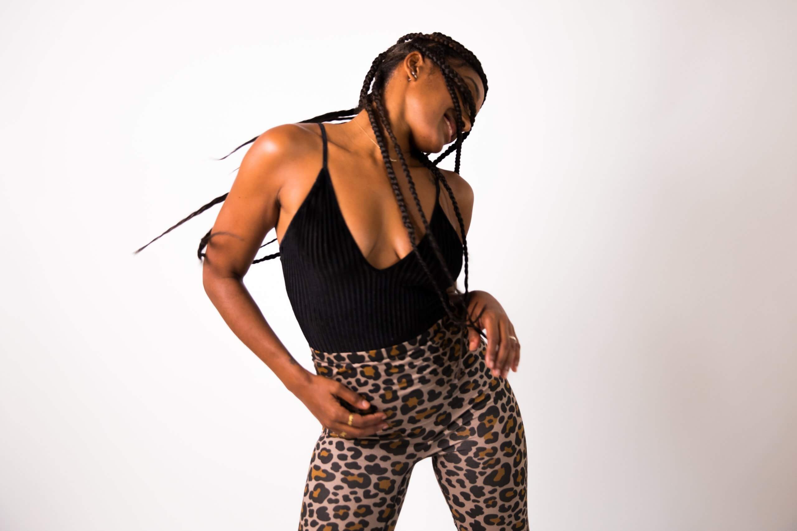 Legging léopard gainant (tailles sur mesure)