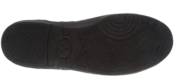 basket femme Toile Semelle plate Lacet LE TEMPS DES CERISES coloris noir – Image 3