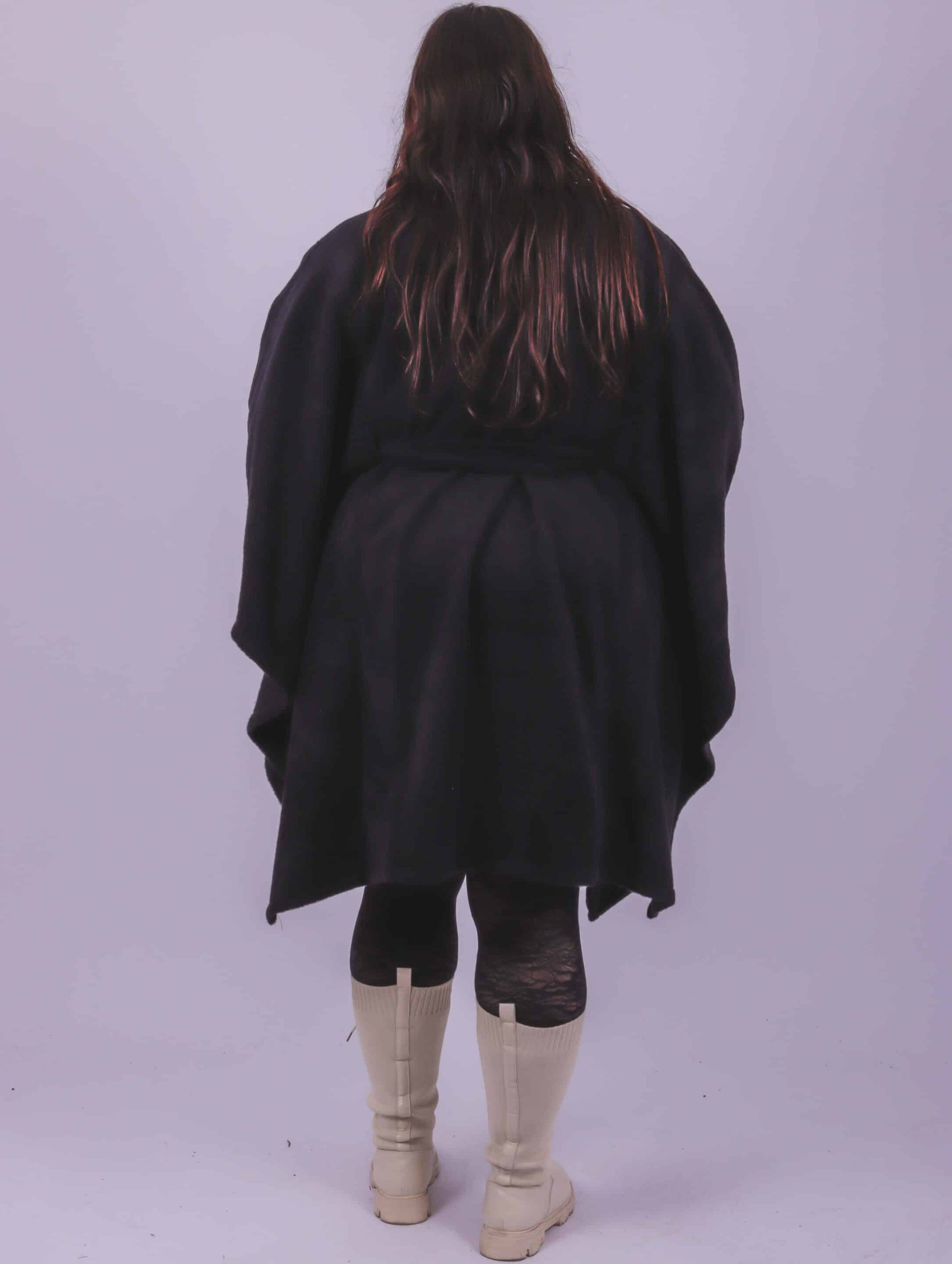 Manteau cape façon laine – Image 9