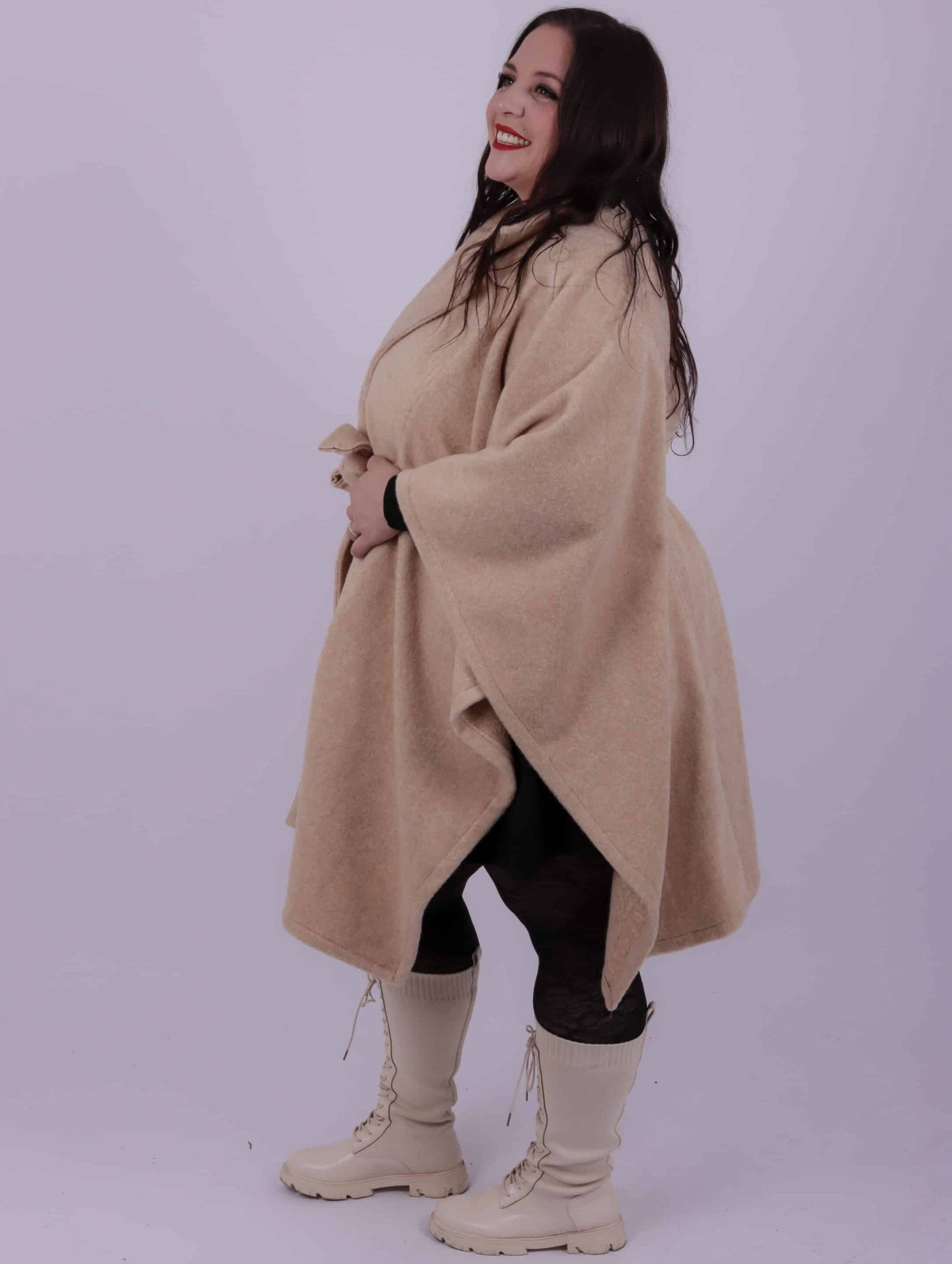 Manteau cape façon laine – Image 4