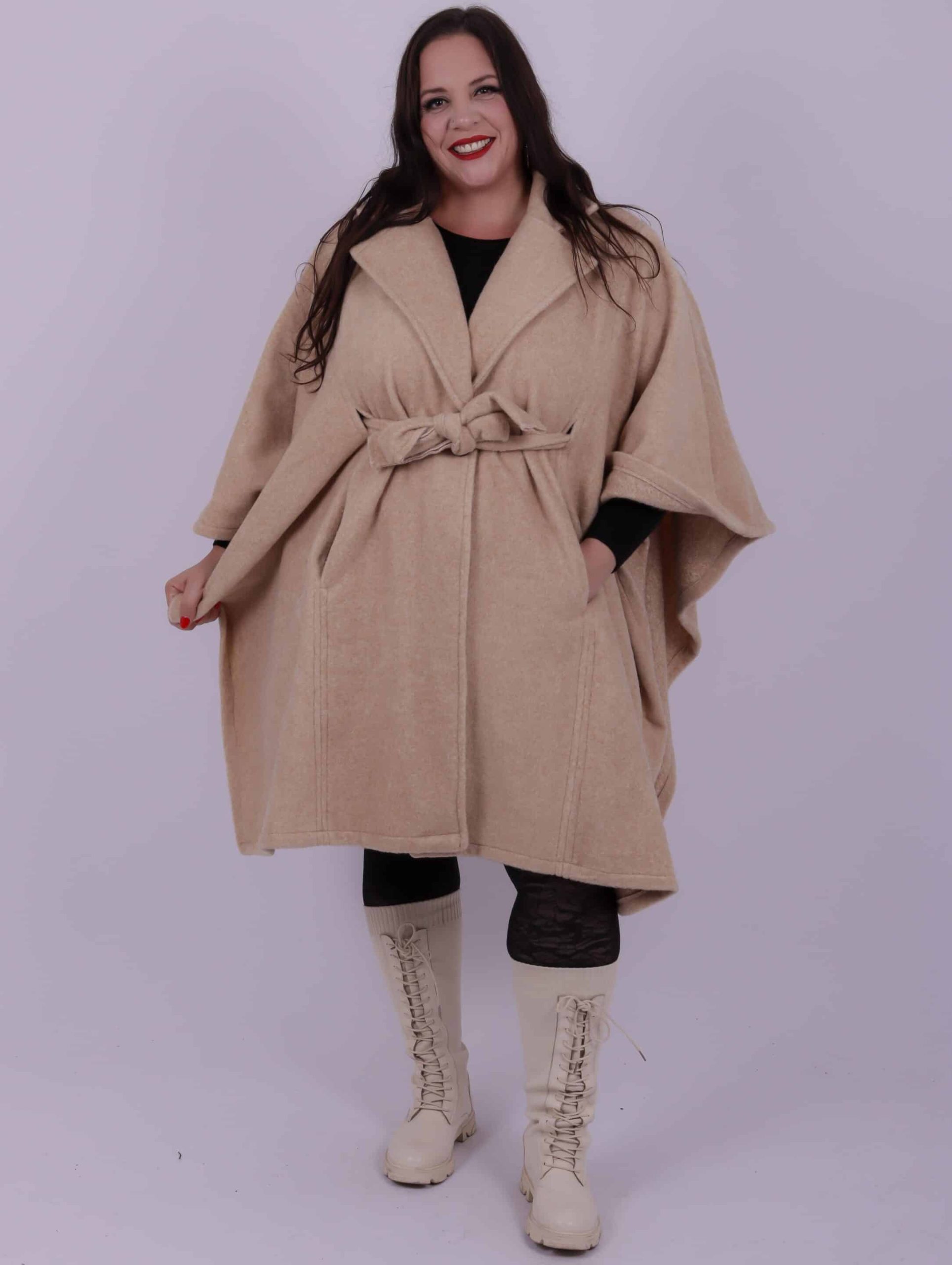 Manteau cape façon laine – Image 3