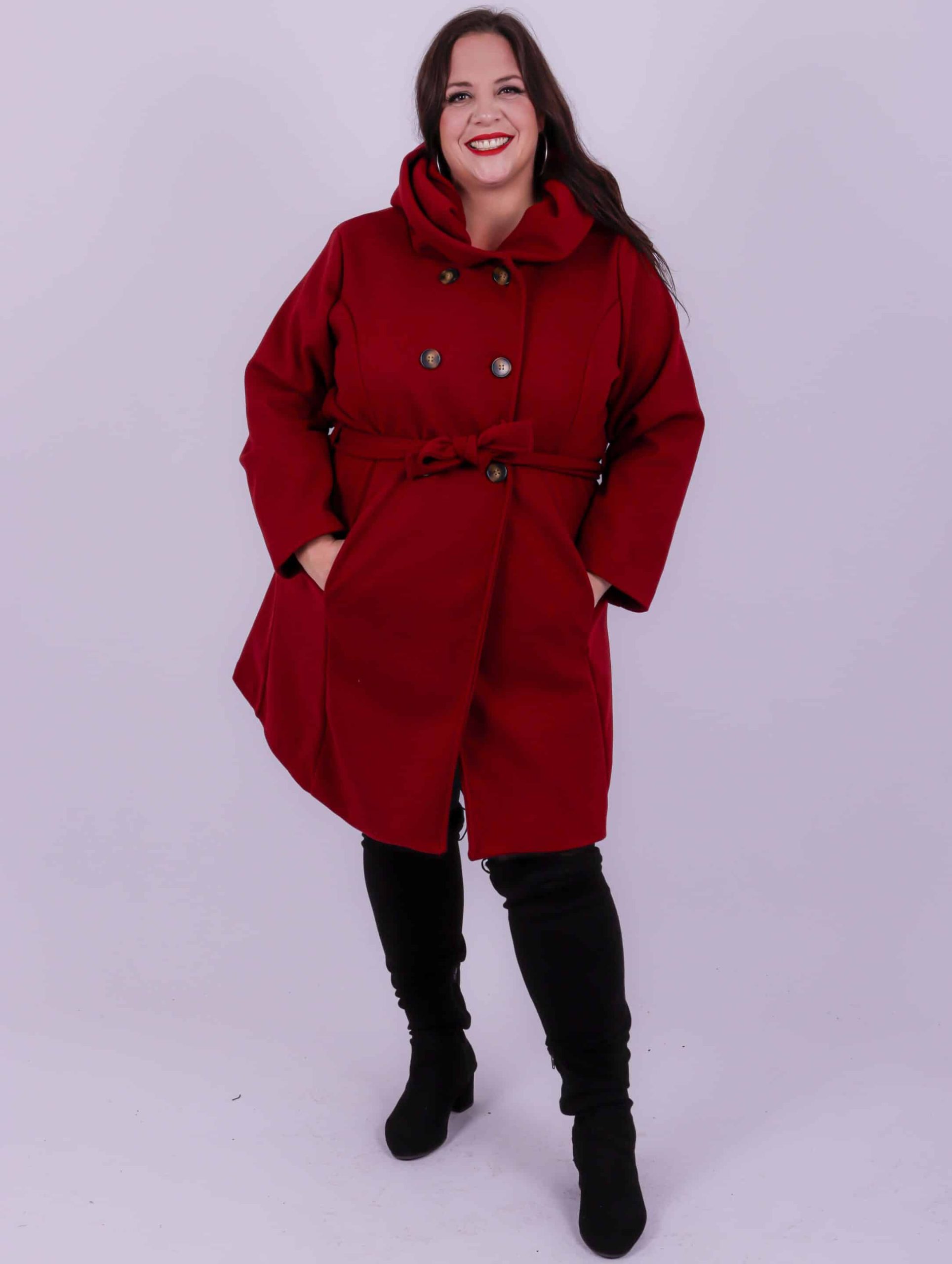 Manteau laine à capuche – Image 8