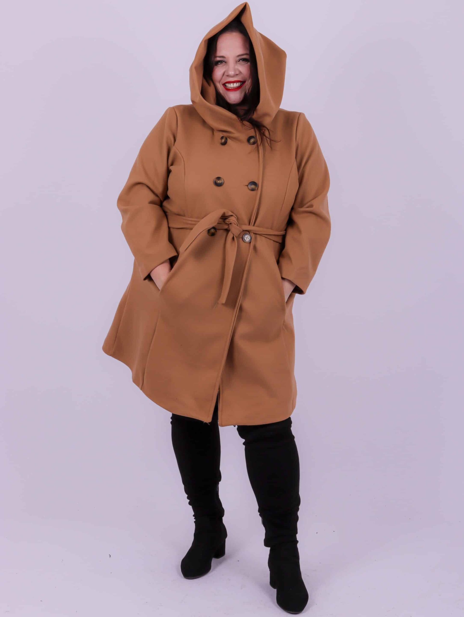 Manteau laine à capuche – Image 4