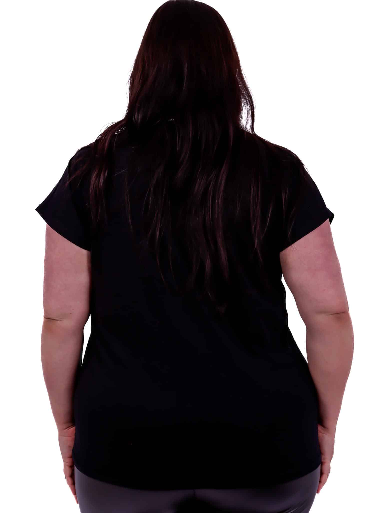 Tee-shirt belle g(r)osse noir – Image 4