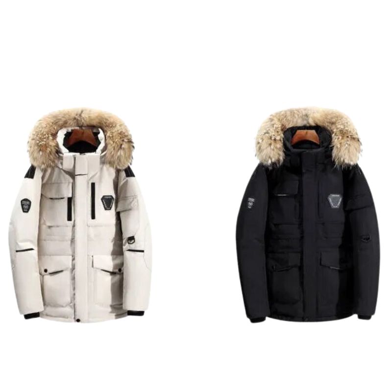 Manteau ski homme long avec capuche et doublure – Image 7