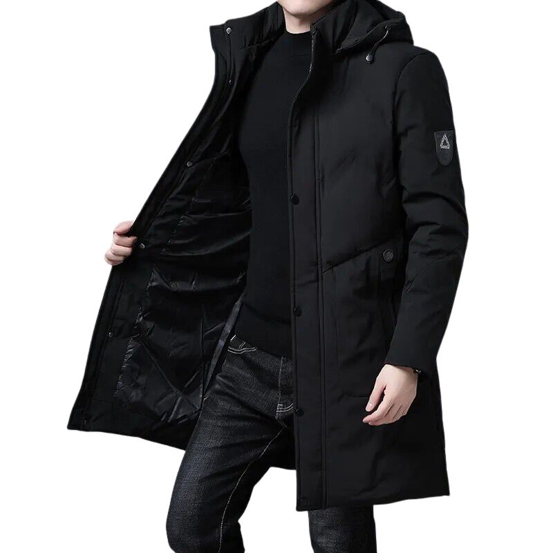 Manteau ski homme moderne parka longue – Image 2