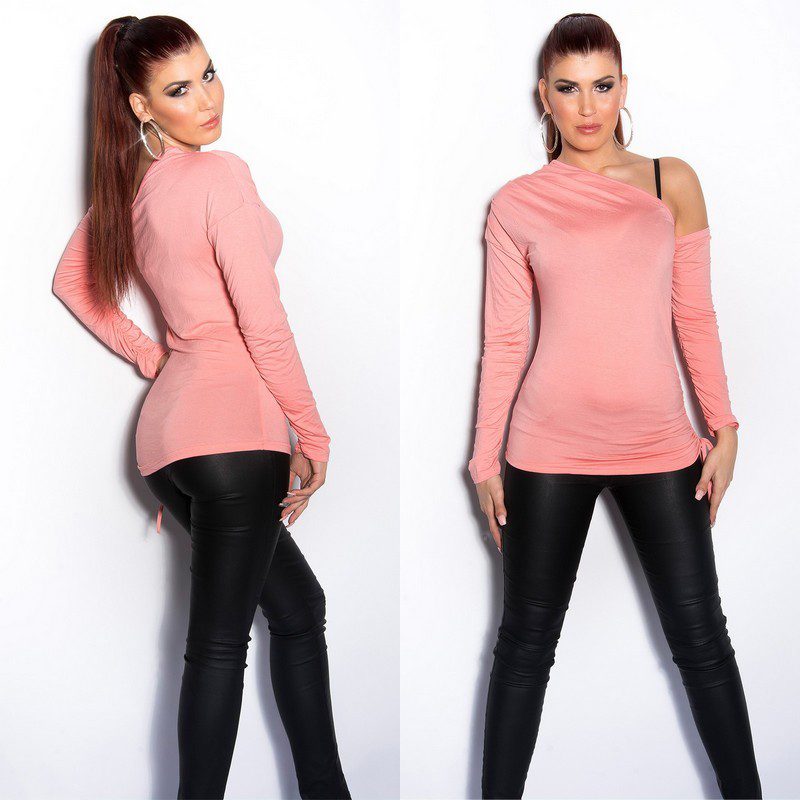 Top femme long épaule ouverte couleur Mariana – Image 4