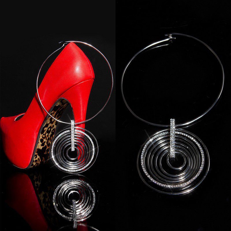 Collier tendance JULIA couleur argent – Image 3