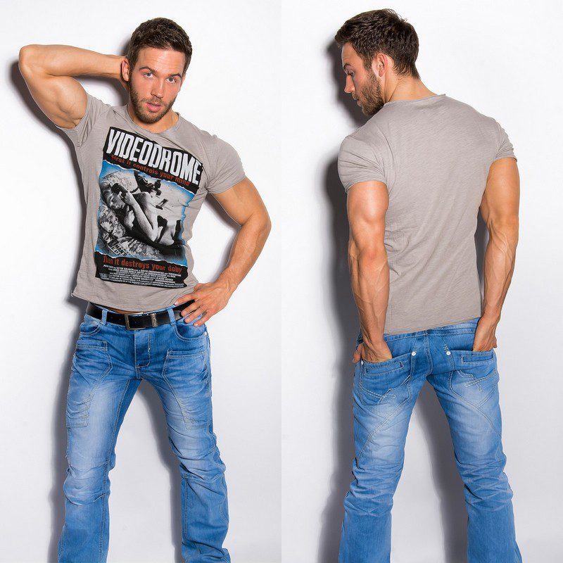 T-shirt Homme tendance KENZO couleur gris – Image 2