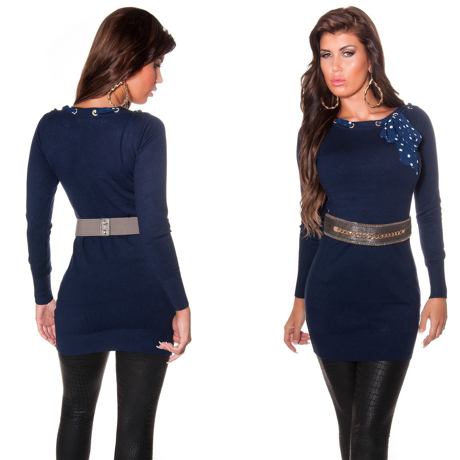 Ceinture femme fashion LOU couleur Anthracite – Image 3