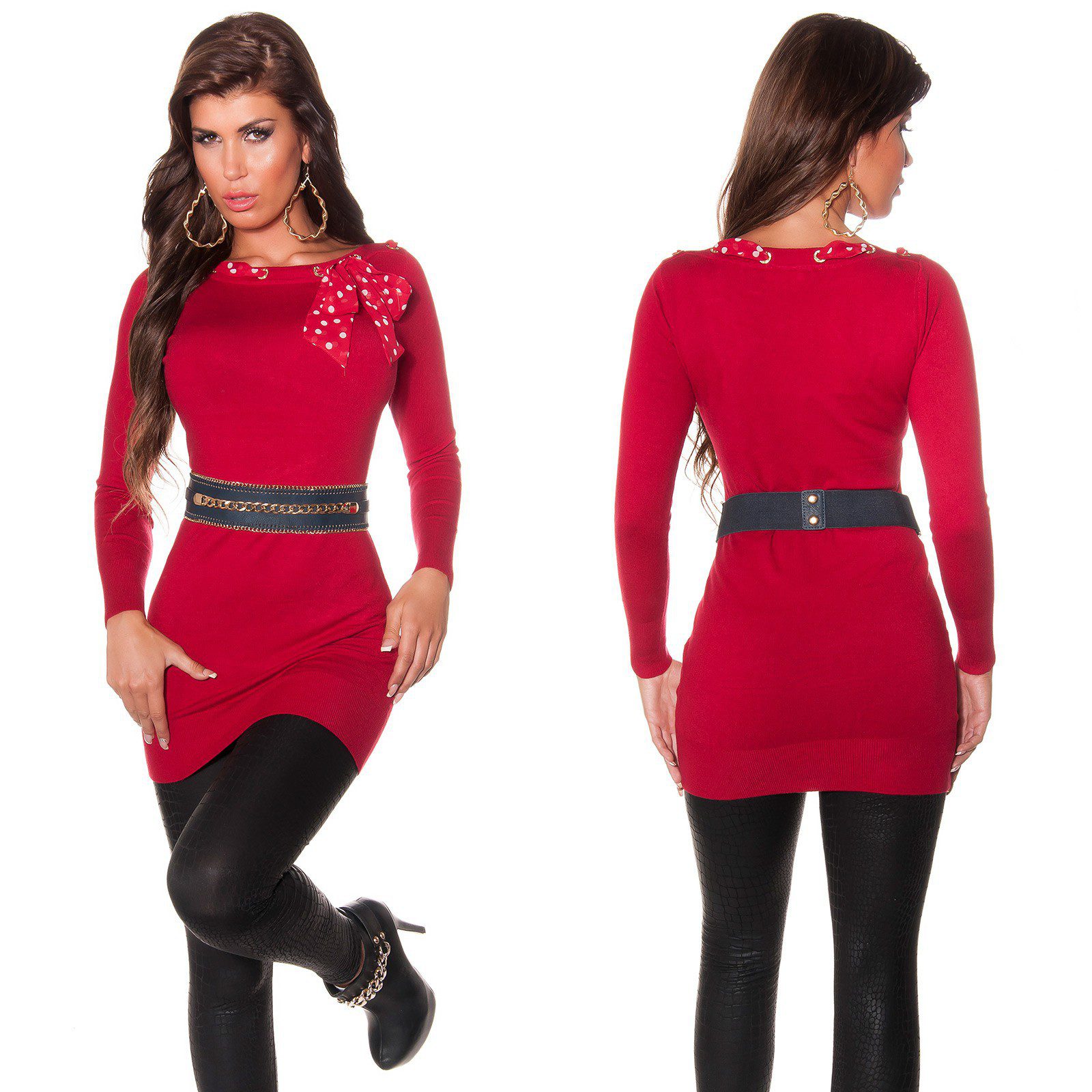 Ceinture femme fashion LOU couleur Marine – Image 3