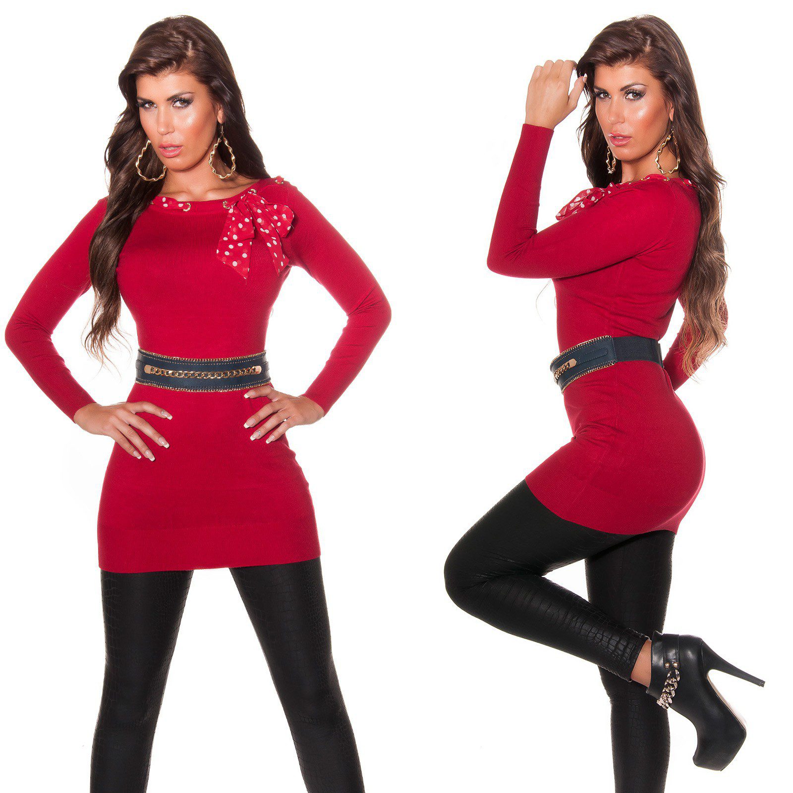 Ceinture femme fashion LOU couleur Marine – Image 4