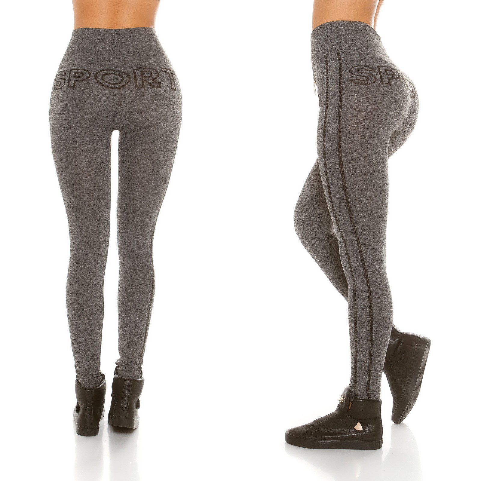 Leggings sportswear MAYA couleur noir – Image 2