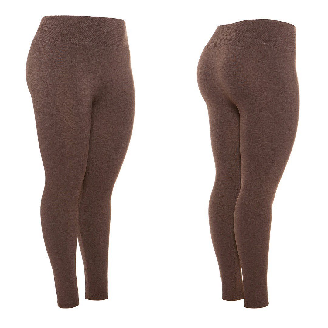 Leggings femme fashion et sexy MELINDA couleur Marron – Image 4