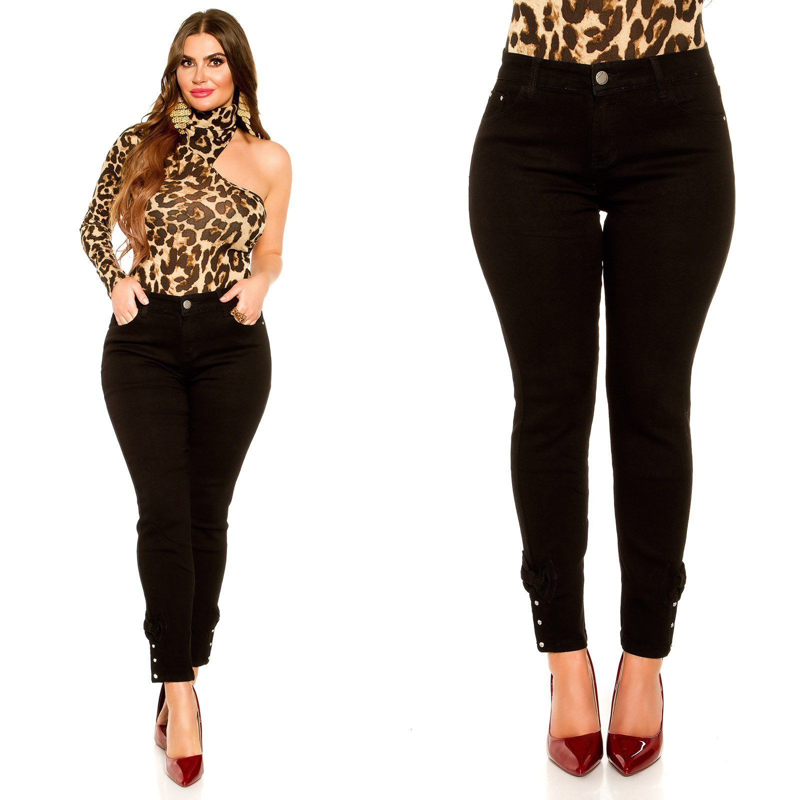 Pantalon femme sexy taille haute TINA – Image 2