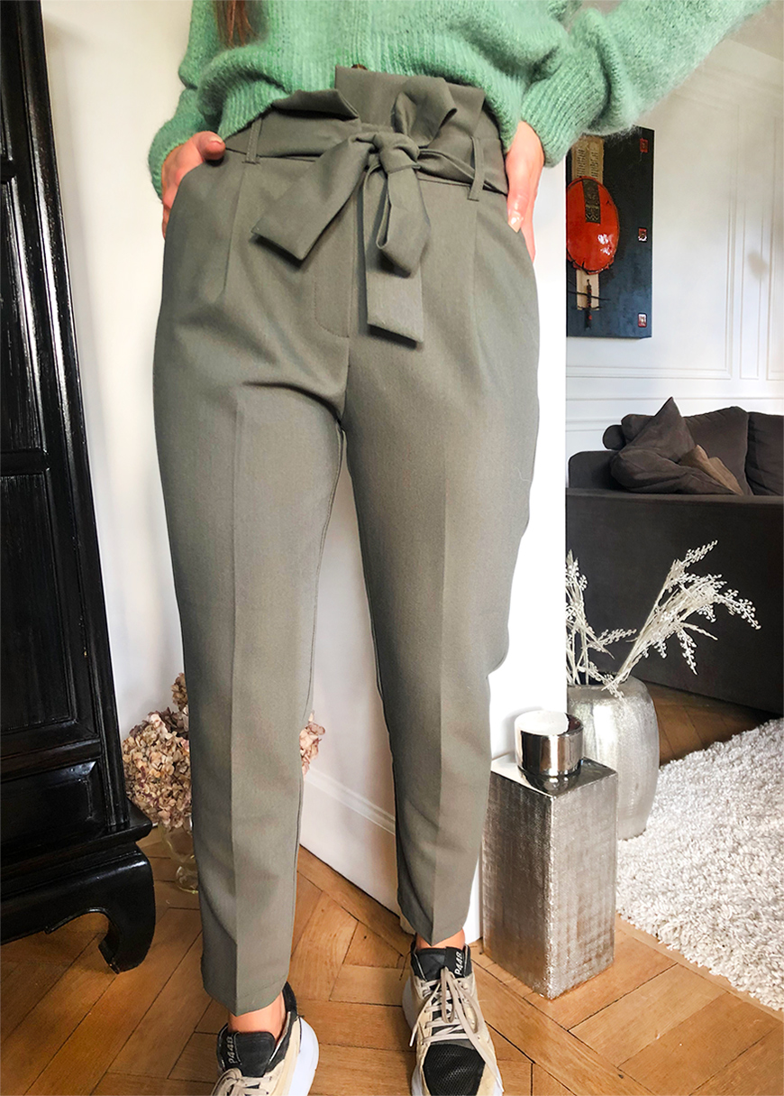 Pantalon Agathe Kaki – Image 4
