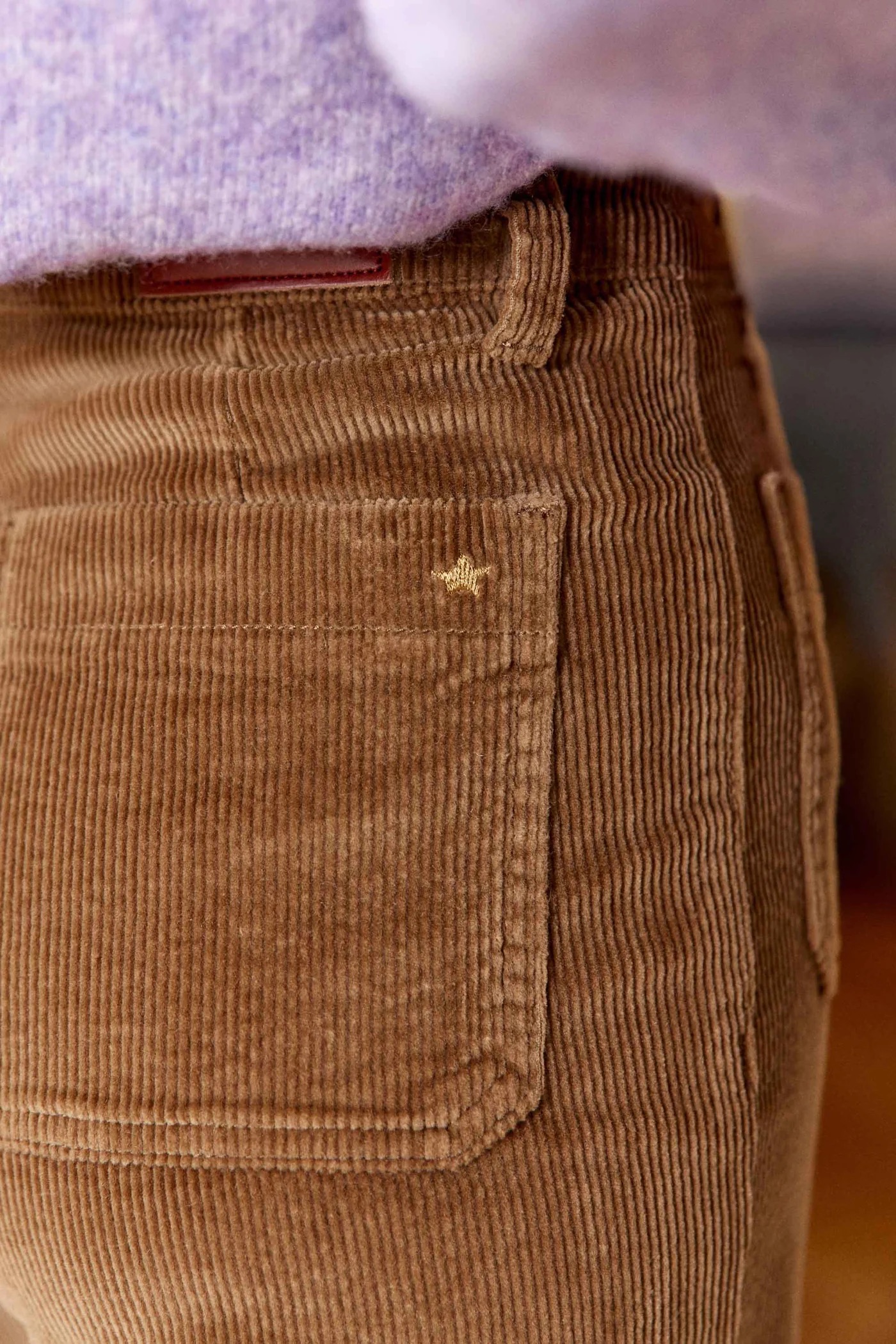 Pantalon Naura Velours Beige – Image 5