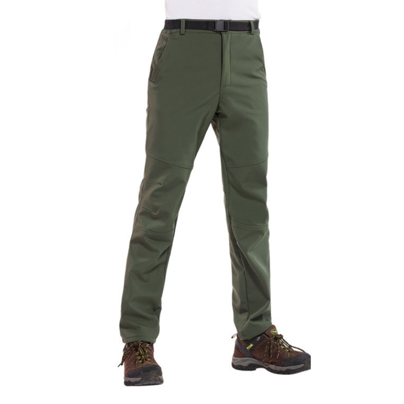 Pantalon ski homme léger imperméable doublé polaire