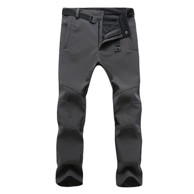 Pantalon ski homme léger imperméable doublé polaire – Image 3