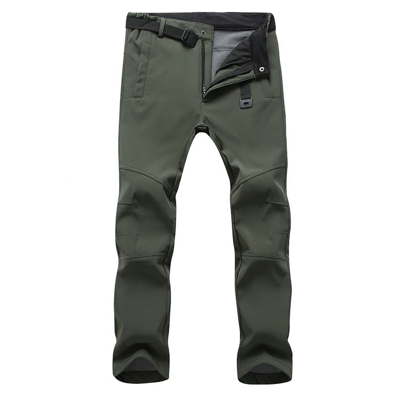 Pantalon ski homme léger imperméable doublé polaire – Image 2