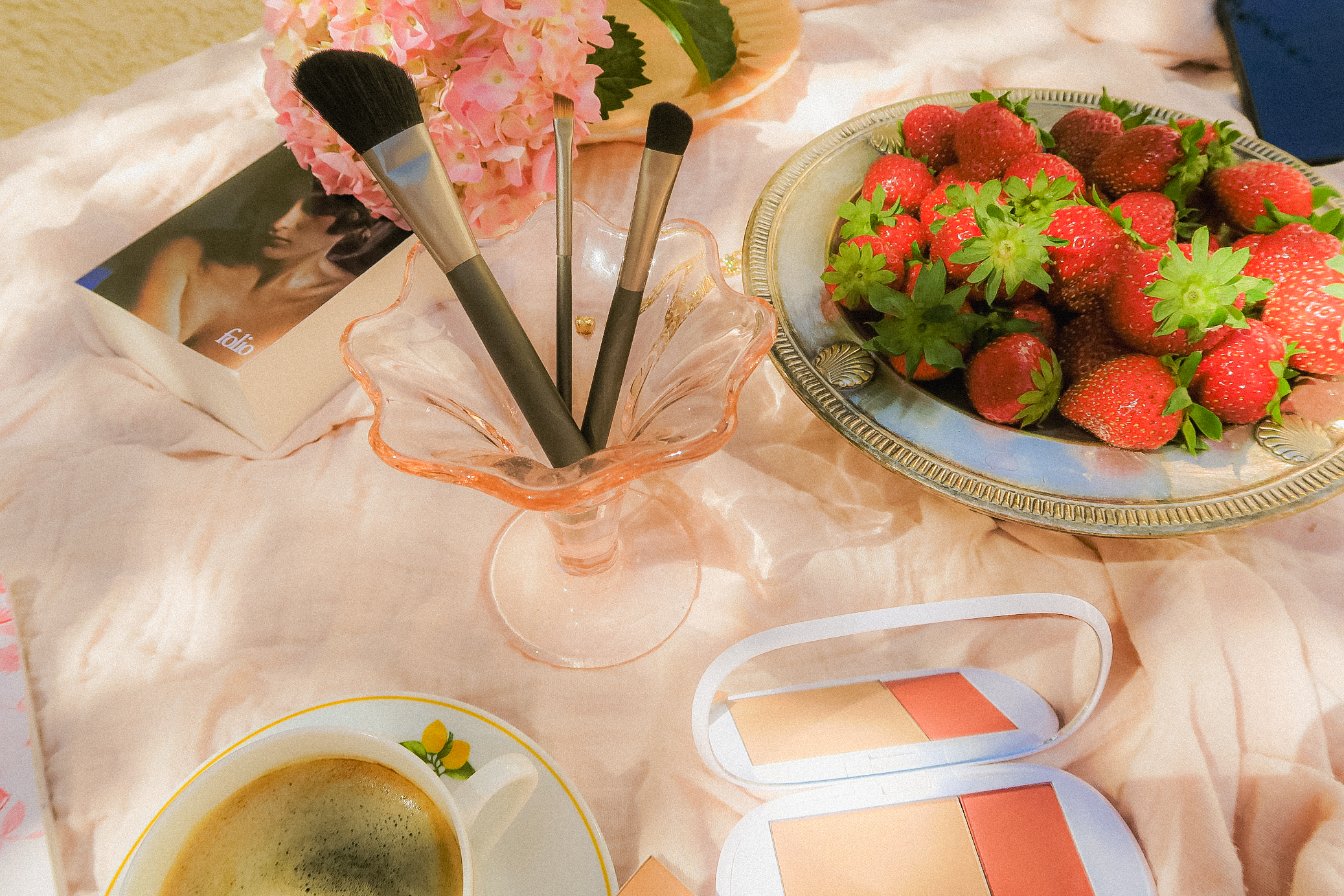 Pinceaux professionnels de maquillage aux manches courts – Image 2