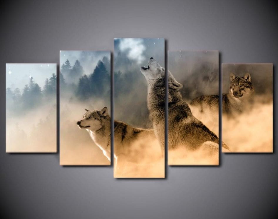 Tableau Indien La Meute Indienne – Image 3