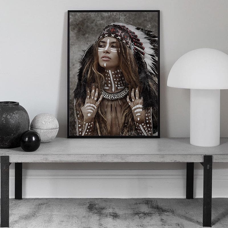 Tableau indien Beautée Indienne – Image 3