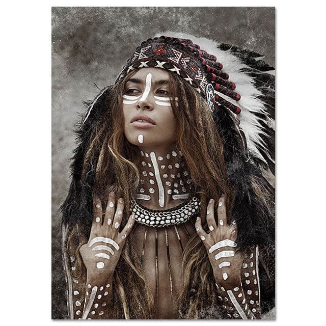 Tableau indien Beautée Indienne – Image 2