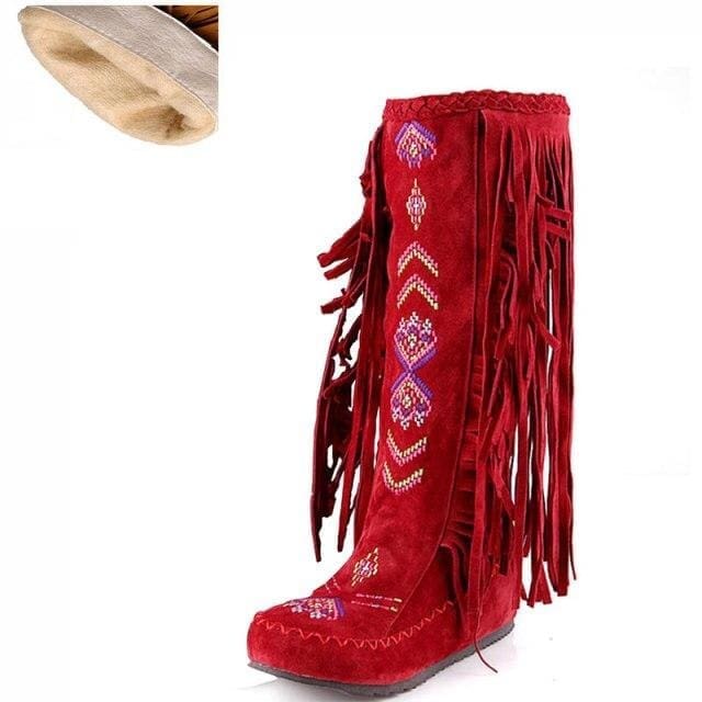 Bottes Indiennes Franges d’Automne – Image 5