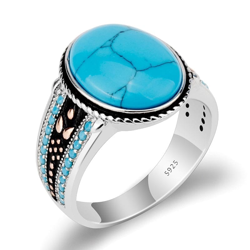 Bague TurquoiseNiela (Argent) â Image 3