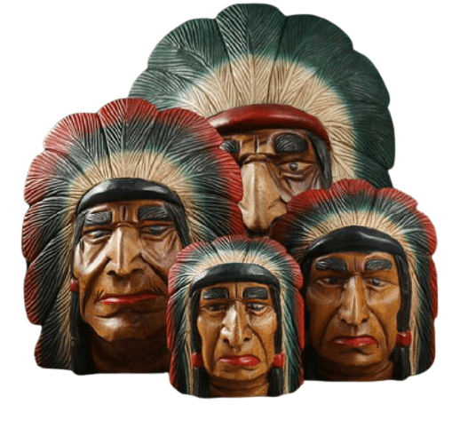 Statue Amérindienne Chef Massif – Image 5