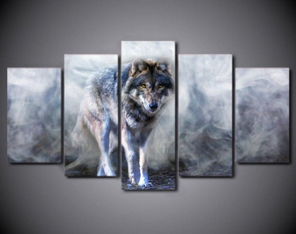 Tableau Indien Chef de Meute – Image 3