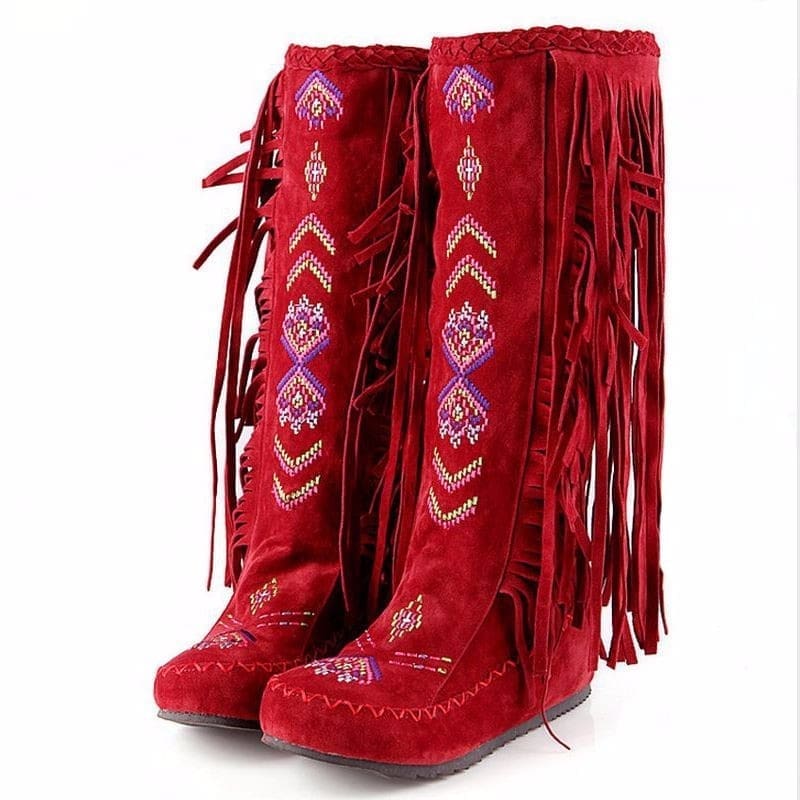 Bottes Indiennes Franges d’Automne – Image 9
