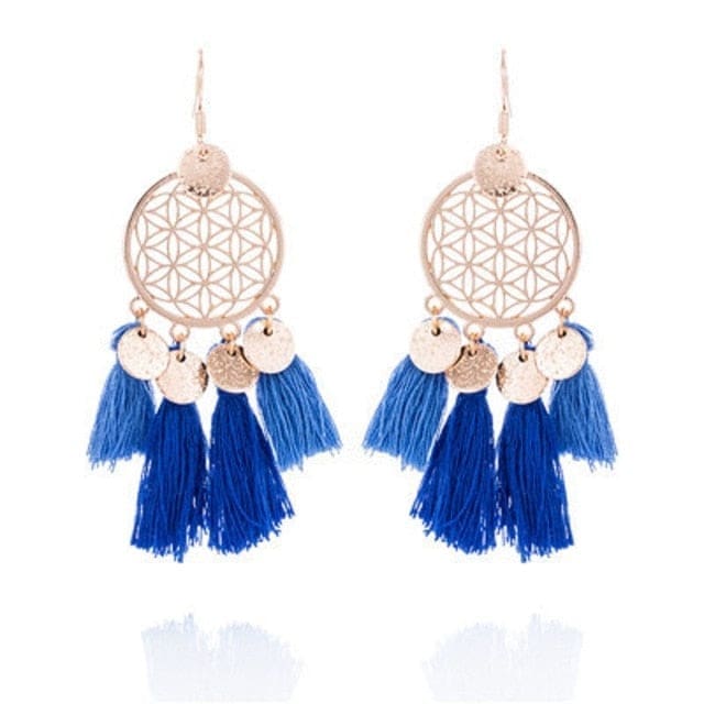 Boucle d’Oreille Attrape-Rêve Ciel bleu