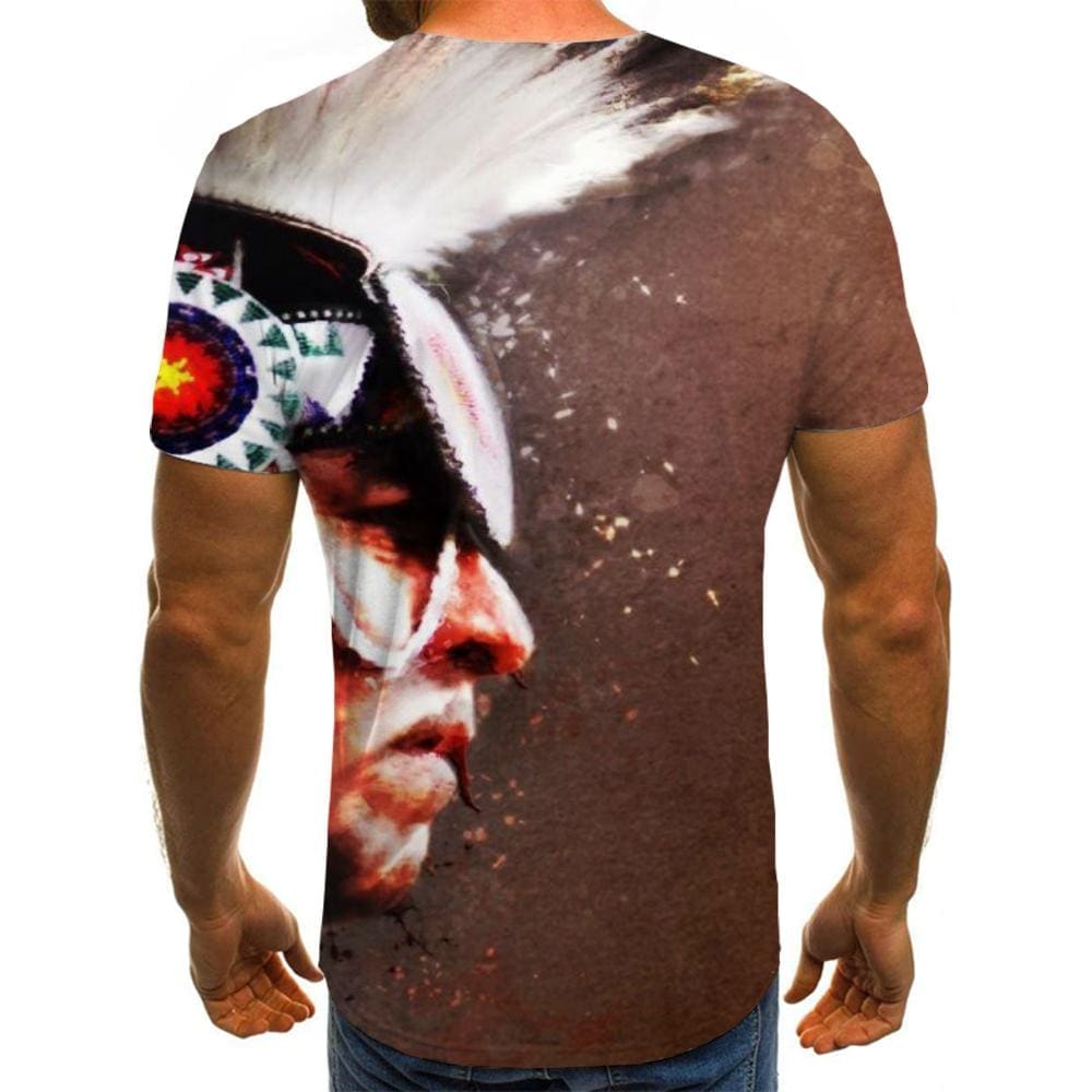 T-shirt Indien Chef à la Coiffe de Gardon – Image 3