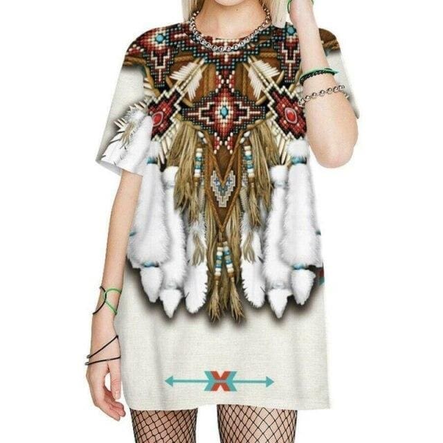 T-shirt Indien Tenue de la Cheffe