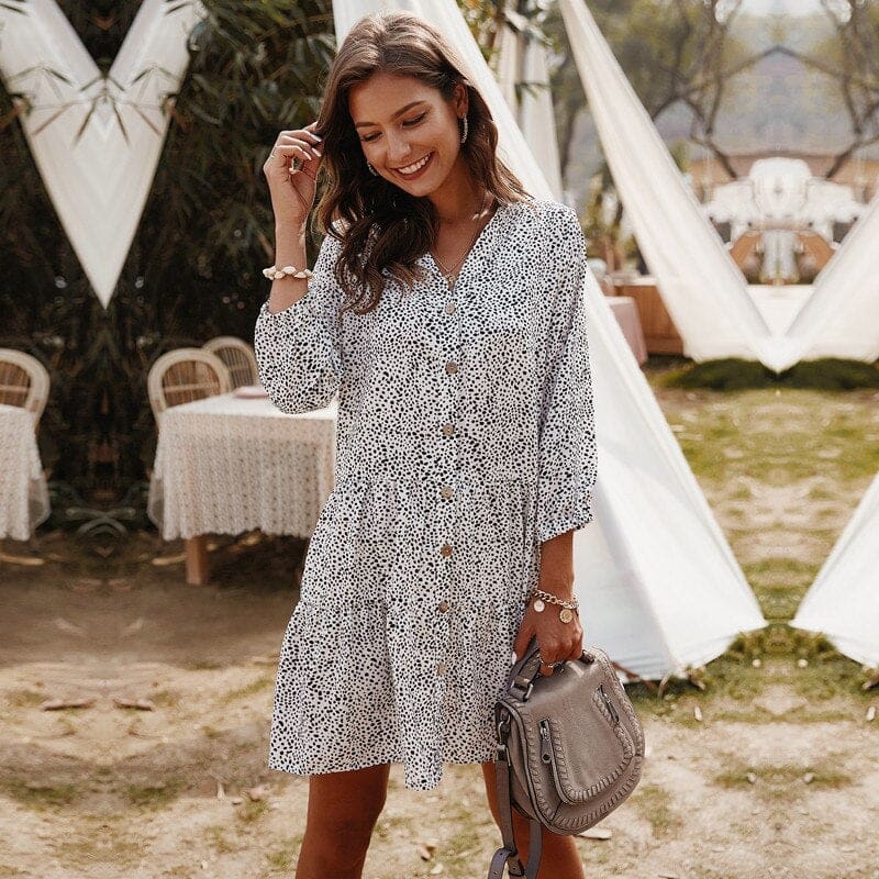 Robe Hippie Indienne Pointe de Corbeau – Image 6