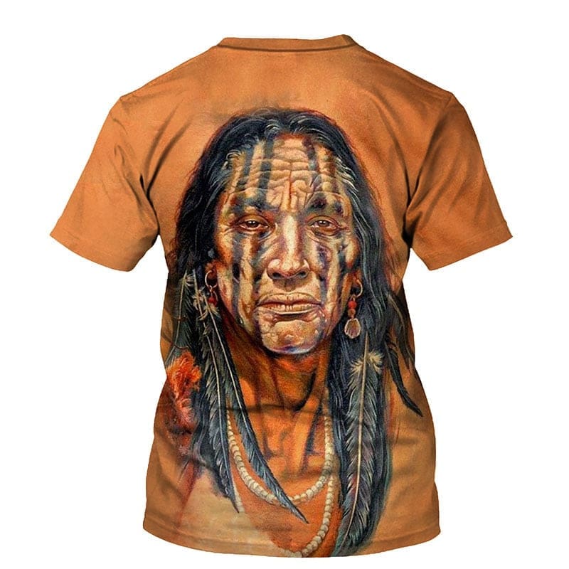 T-shirt Indien Visage Paint – Image 3