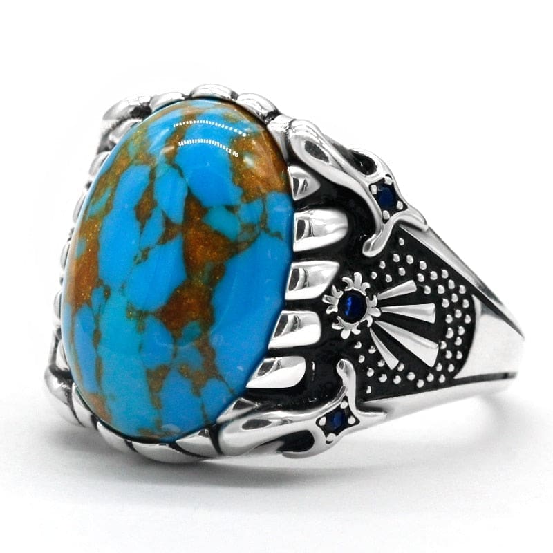 Bague TurquoiseTerre (Argent) – Image 7