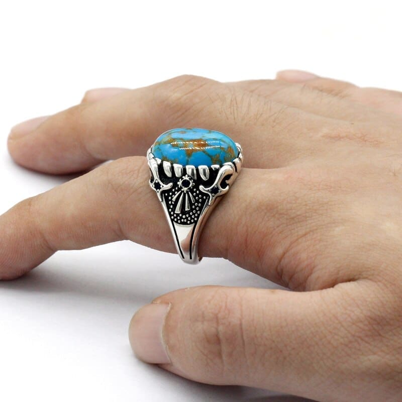 Bague TurquoiseTerre (Argent) – Image 5