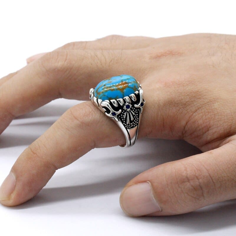 Bague TurquoiseTerre (Argent)