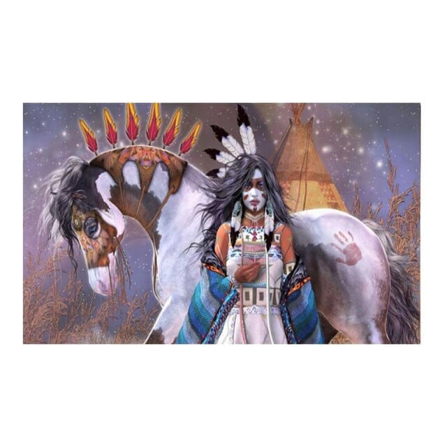 Tableau Indien La Princesse – Image 2